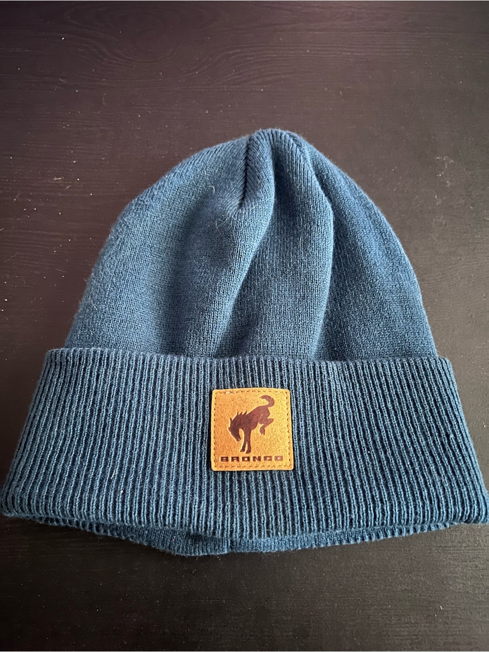 Knit Cuffed Beanie Hat - Ford Bronco